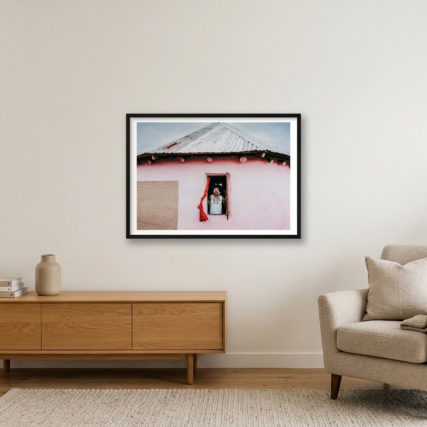 465  — 84×59cm, 33×23" Black Frame