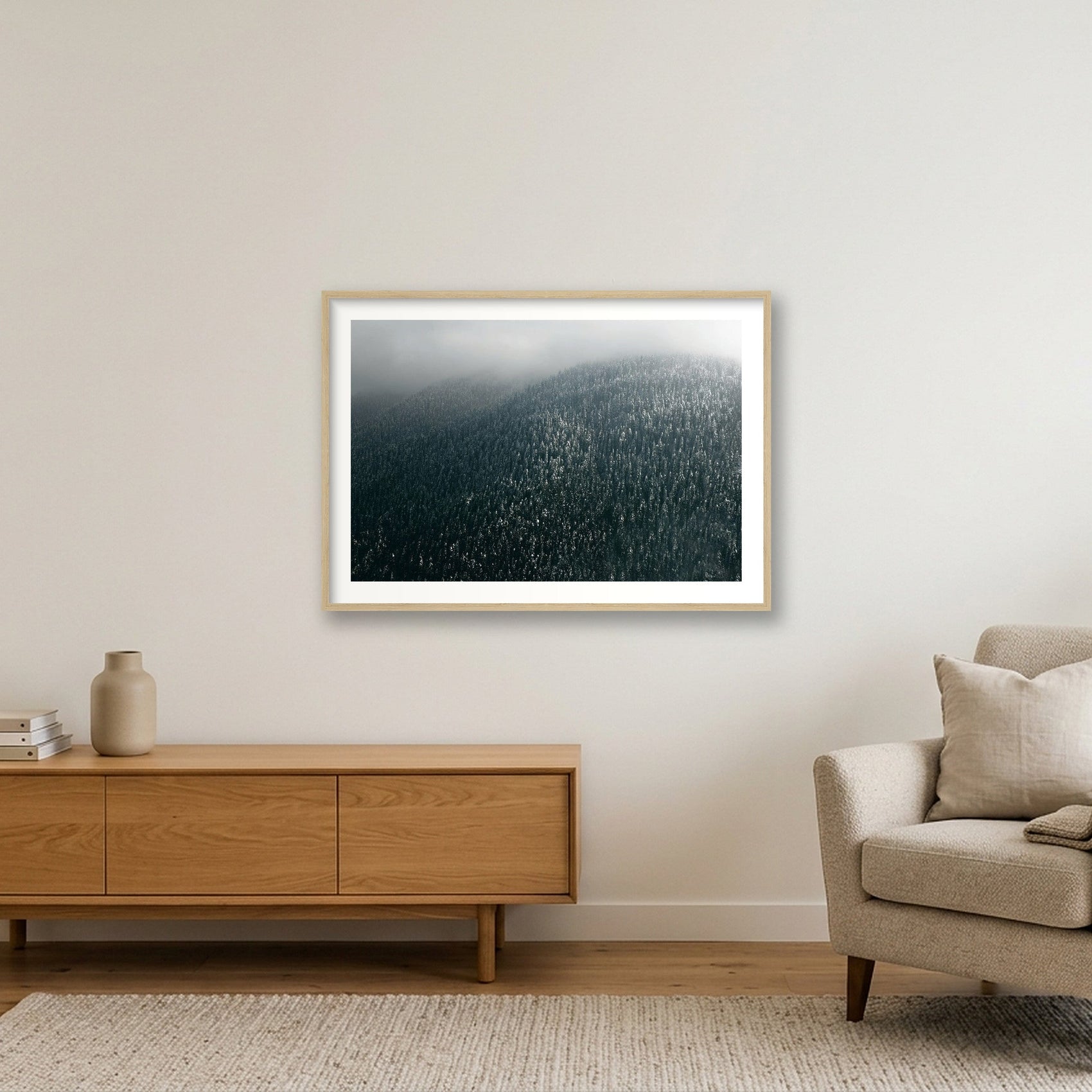 13 — 84×59cm, 33×23" Oak Frame