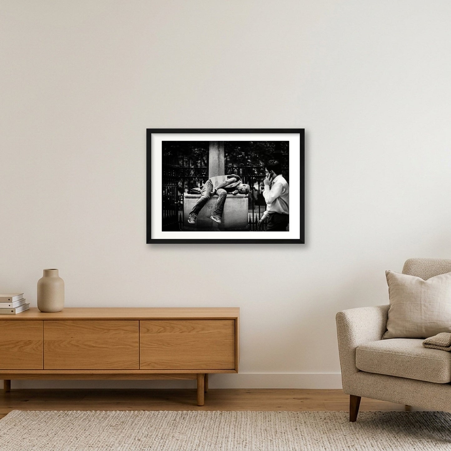 1862 — 59×42cm, 23×17" Black Frame