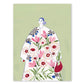 Floral Vase cotton canvas wall art