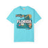 Florida Map T Shirt Summer Florida Tee Beach Aesthetic Shirt Sunshine State Graphic Tee Travel – product image 3