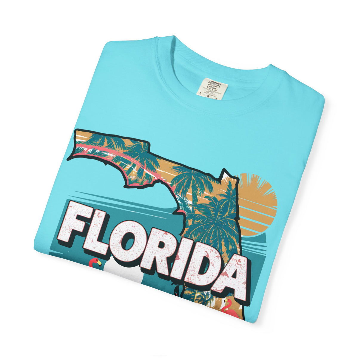 Florida Map T Shirt Summer Florida Tee Beach Aesthetic Shirt Sunshine State Graphic Tee Travel – product image 9