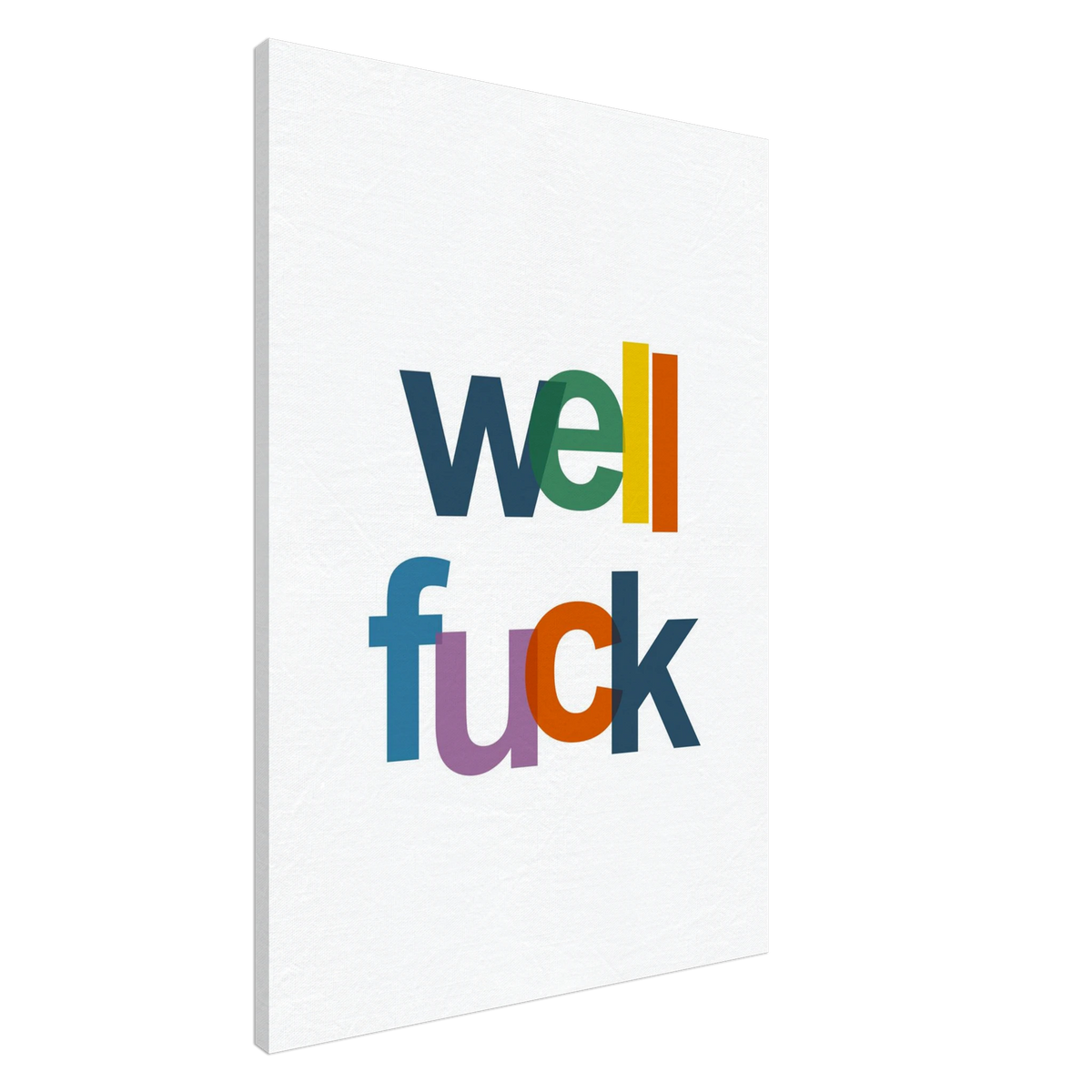 Funny Typography Wall Art Canvas Print Decorative Artwork For Stylish Contemporary Home Interiors #PD_801