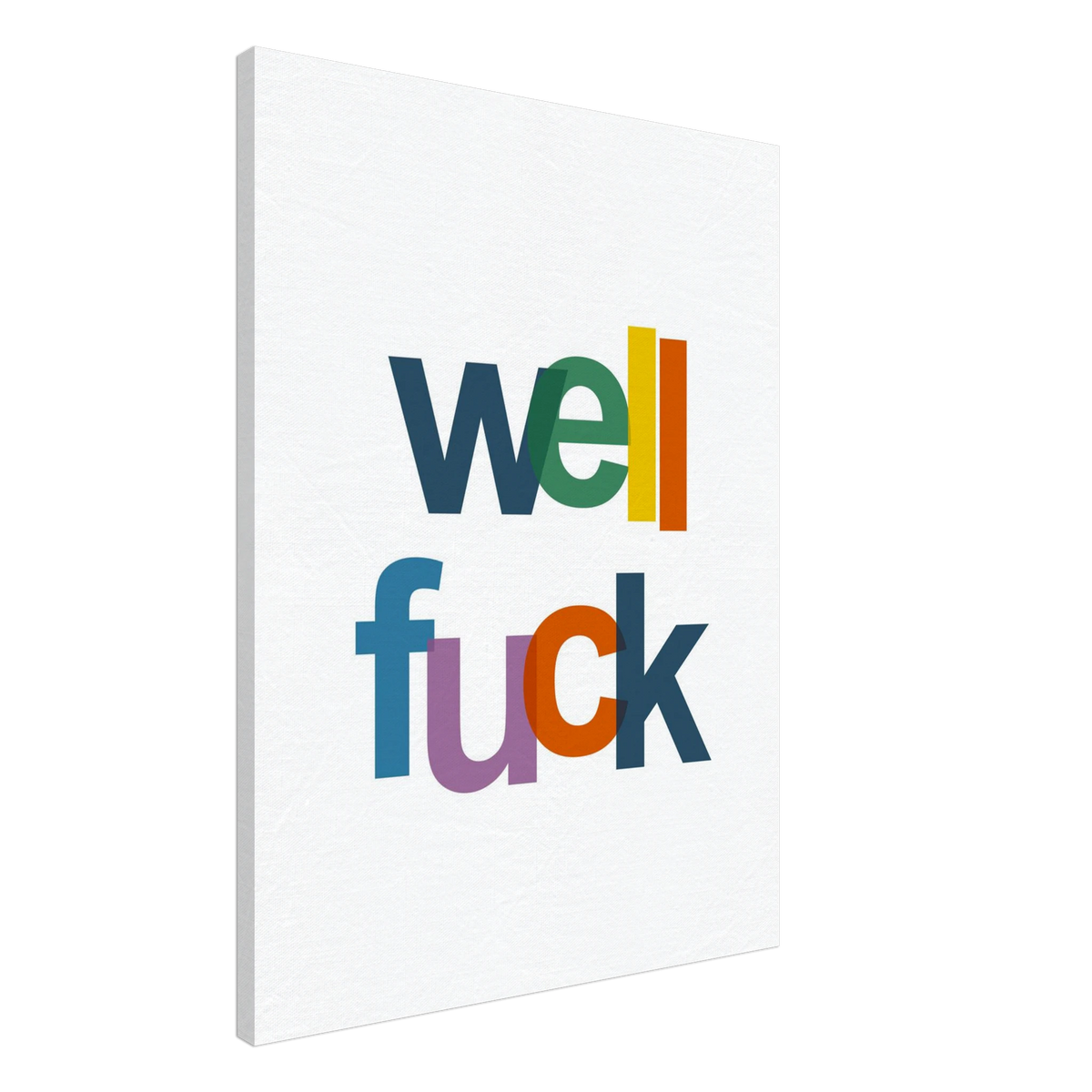 Funny Typography Wall Art Canvas Print Decorative Artwork For Stylish Contemporary Home Interiors #PD_801 – product image 2