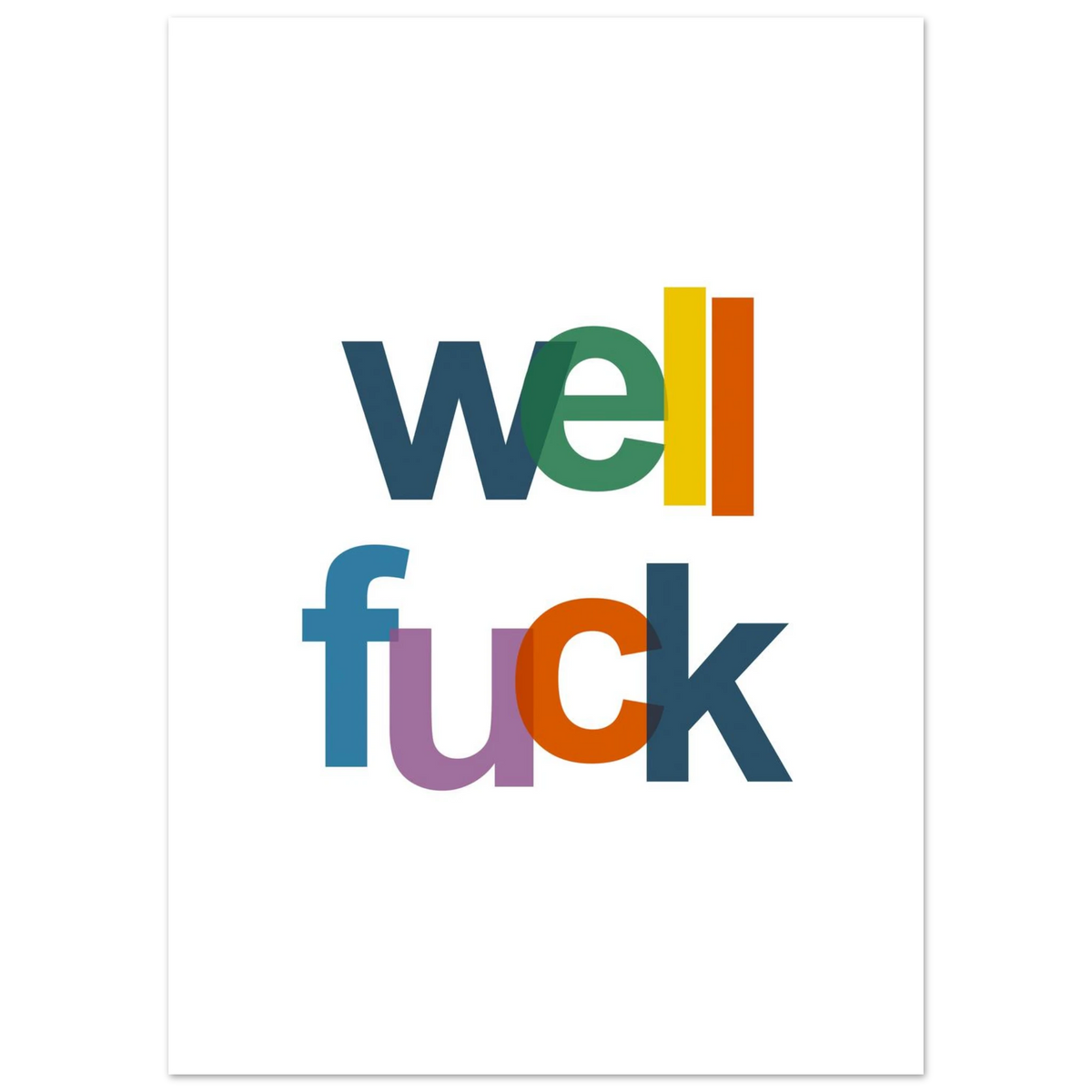 Funny Typography Wall Art Poster Print Decorative Artwork For Stylish Contemporary Home Interiors #PD_801 – product image 4