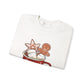 Gingerbread Cocoa Christmas Sweatshirt Gift For Wife Holiday Crewneck Present For Girlfriend Cute