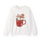 Gingerbread Cocoa Christmas Sweatshirt Gift For Wife Holiday Crewneck Present For Girlfriend Cute – product image 5
