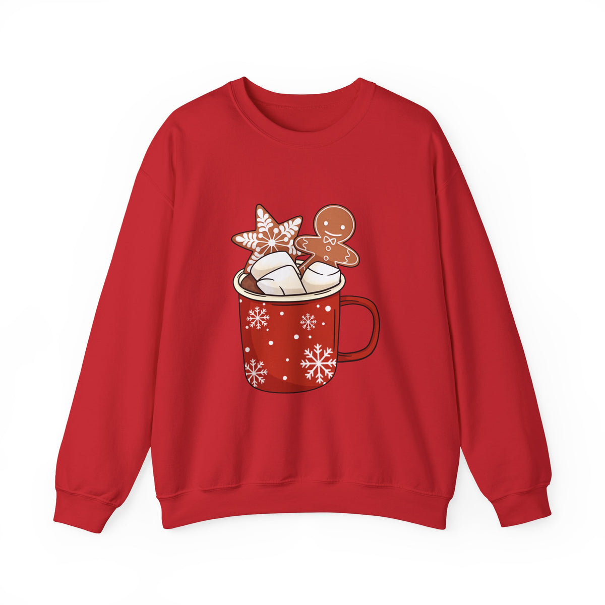 Gingerbread Cocoa Christmas Sweatshirt Gift For Wife Holiday Crewneck Present For Girlfriend Cute – product image 8