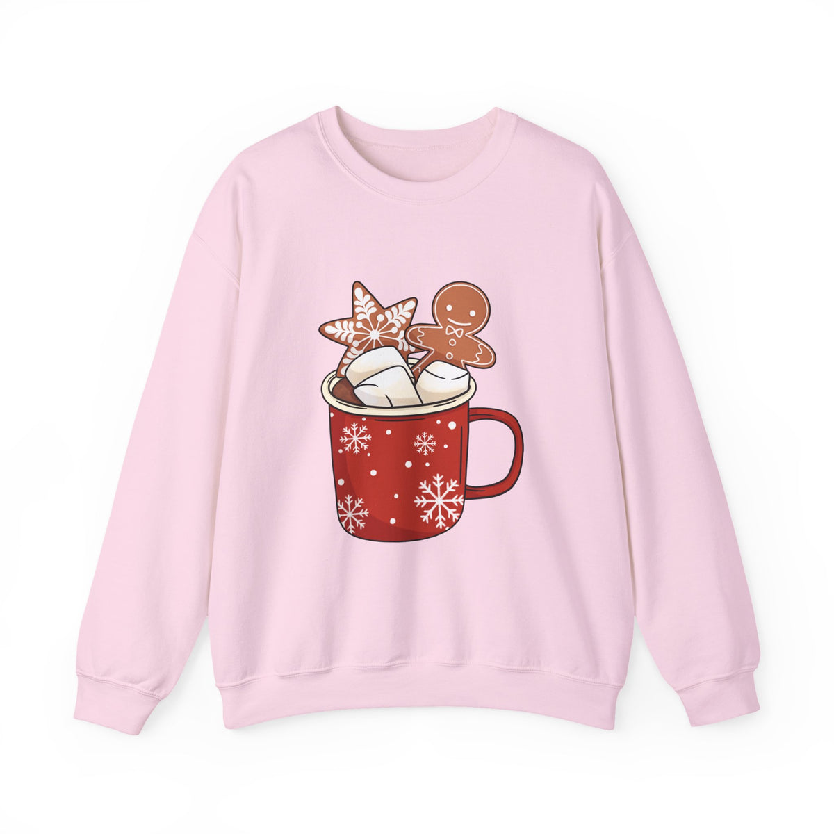Gingerbread Cocoa Christmas Sweatshirt Gift For Wife Holiday Crewneck Present For Girlfriend Cute – product image 9