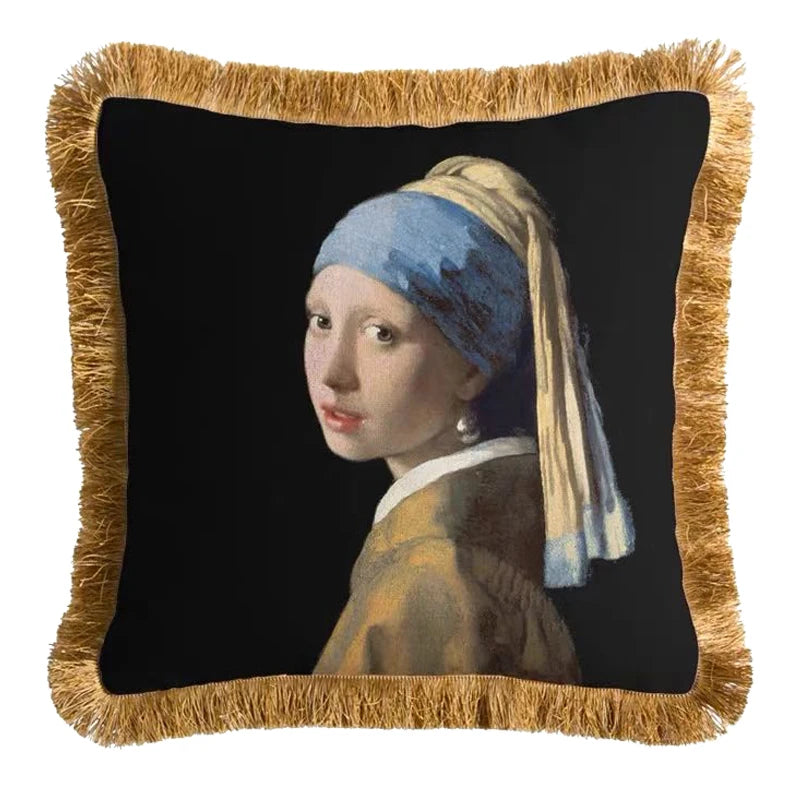 museum portrait tassel cushion alternate detail and styling image