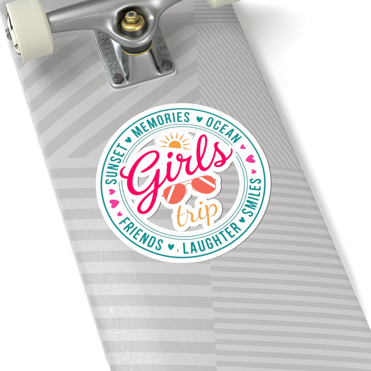Girls Trip Sticker Beach Vacation Decal Bachelorette Party Favor Best Friend Gift Summer Travel – product image 2