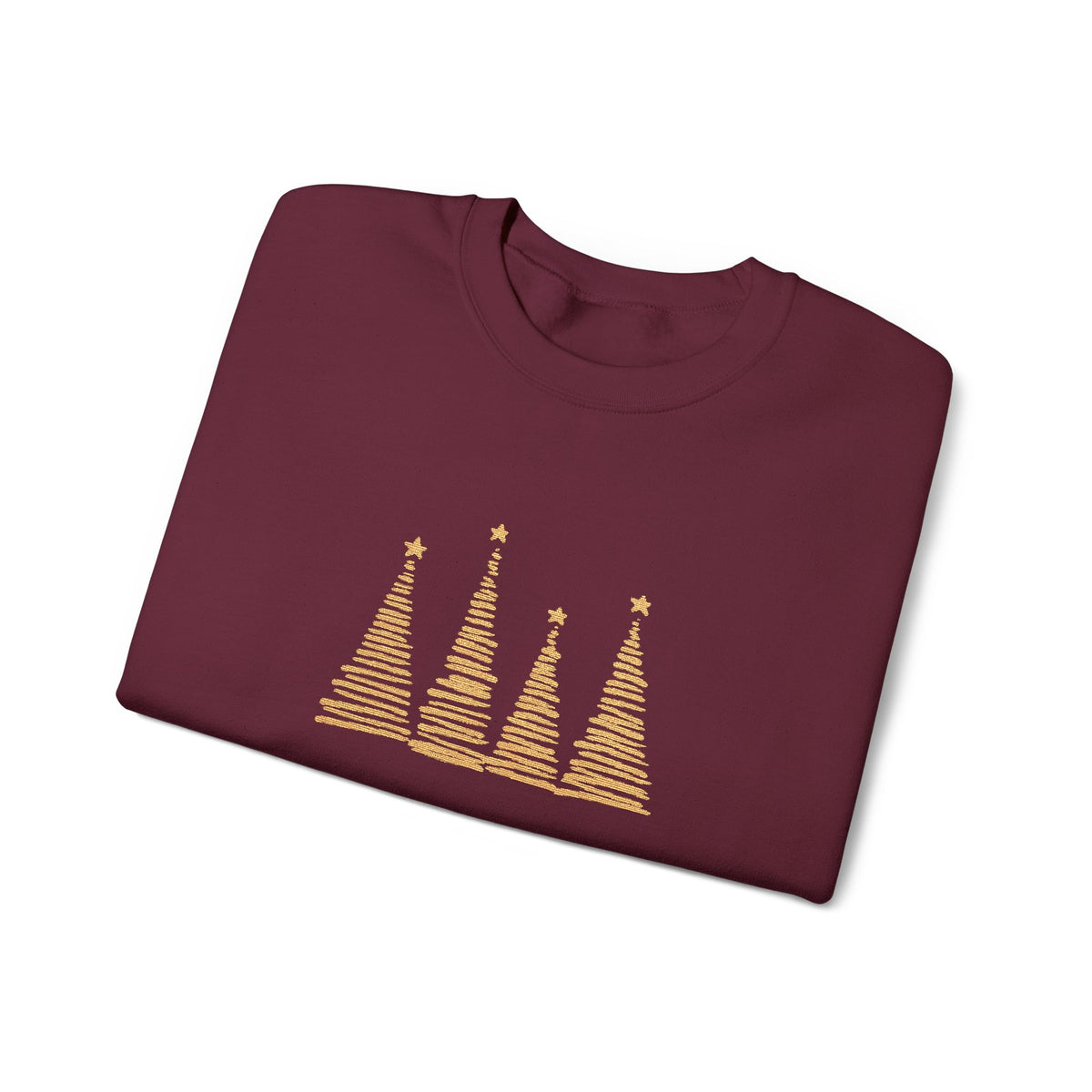 Golden Tree Christmas Sweatshirt Gift For Daughter Holiday Crewneck Present For Sister Minimal – product image 3