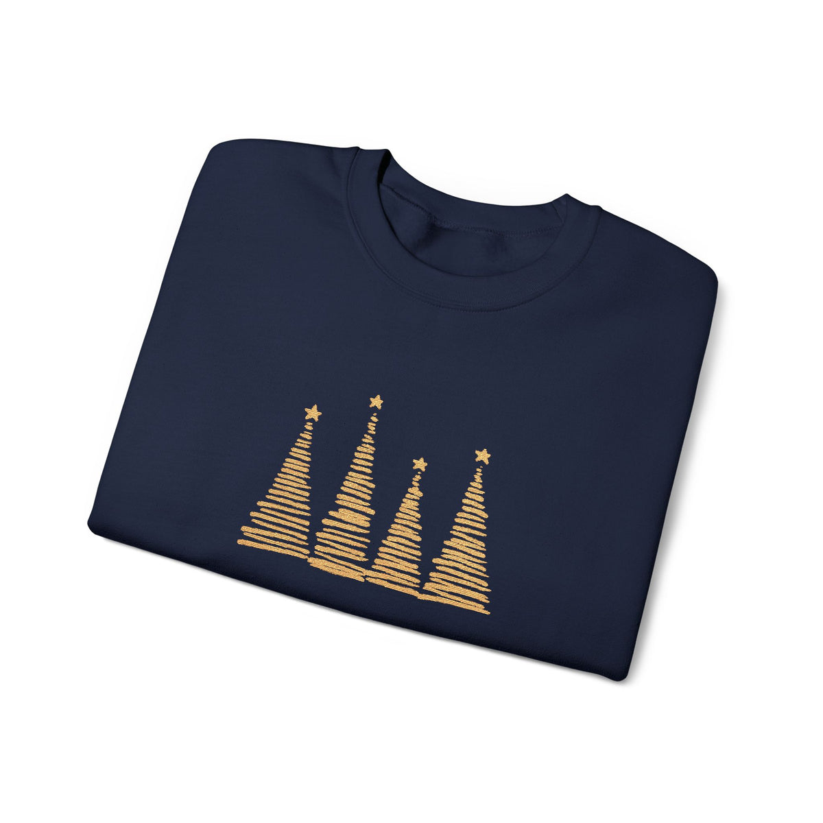 Golden Tree Christmas Sweatshirt Gift For Daughter Holiday Crewneck Present For Sister Minimal – product image 5