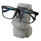 grey Moai eyeglass holder alternate detail and styling image