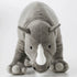 Grey rhinoceros plush toy product detail view 4
