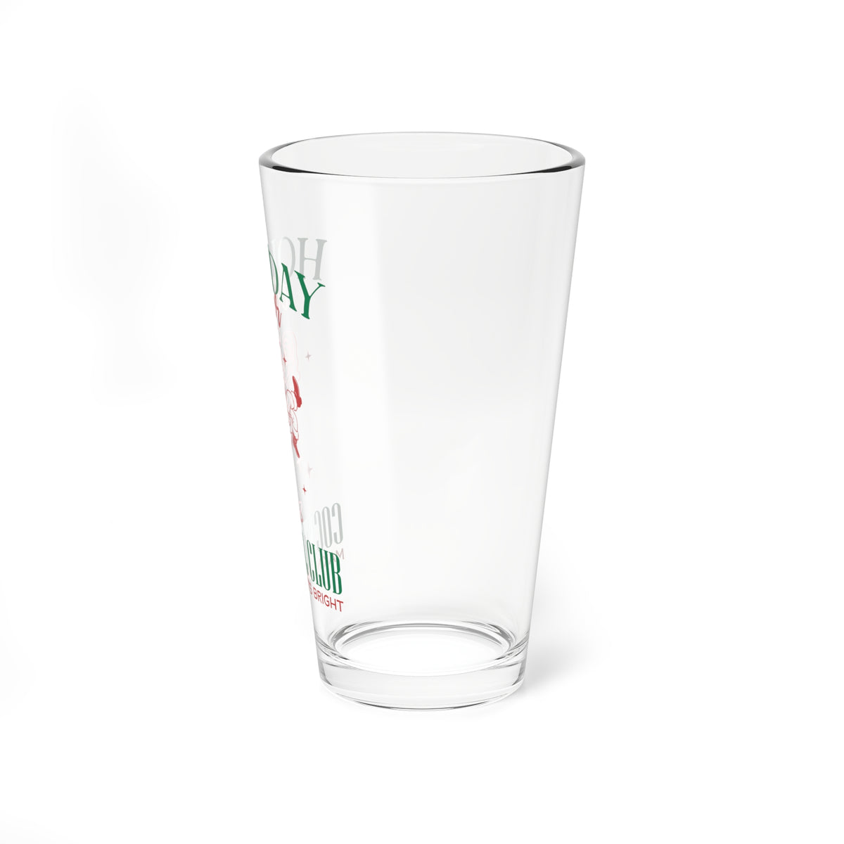 Holiday Cheer Mixing Glass Gift For Girlfriend Christmas Cocktail Tumbler Present For Coworker Retro – product image 4
