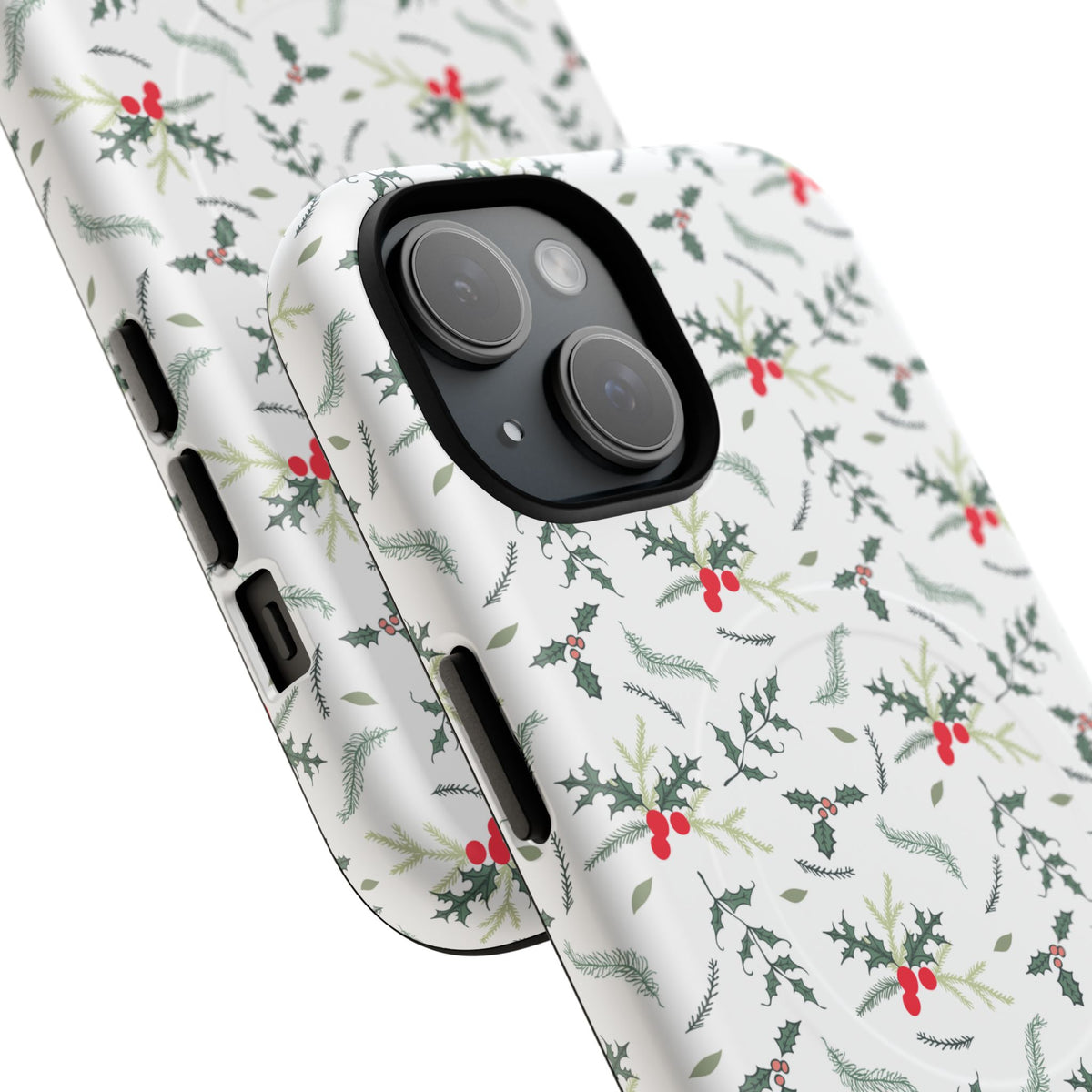 Holly Berry Christmas Phone Case Gift For Sister Magnetic iPhone Cover Winter Botanical Pattern Tough – product image 10