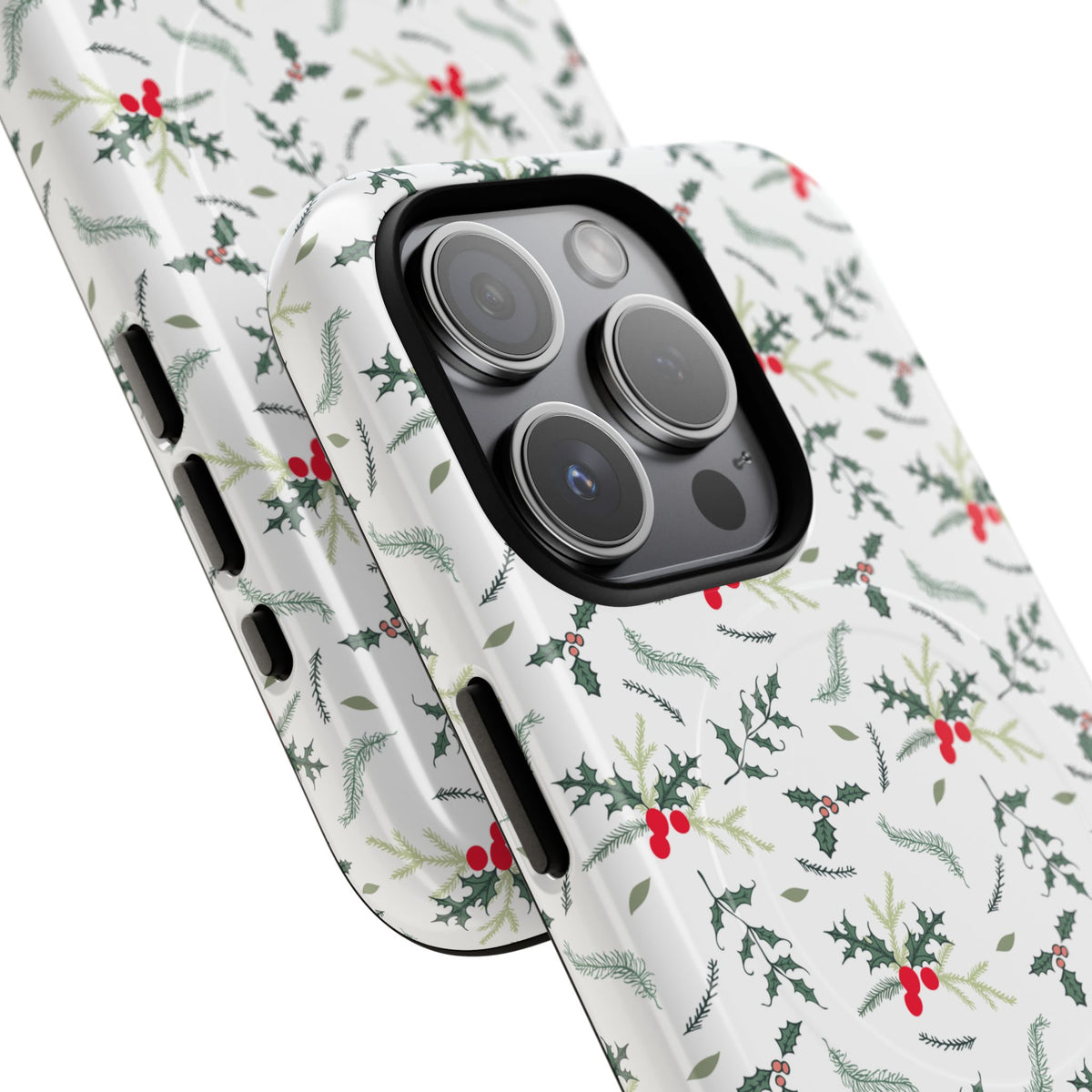 Holly Berry Christmas Phone Case Gift For Sister Magnetic iPhone Cover Winter Botanical Pattern Tough – product image 12