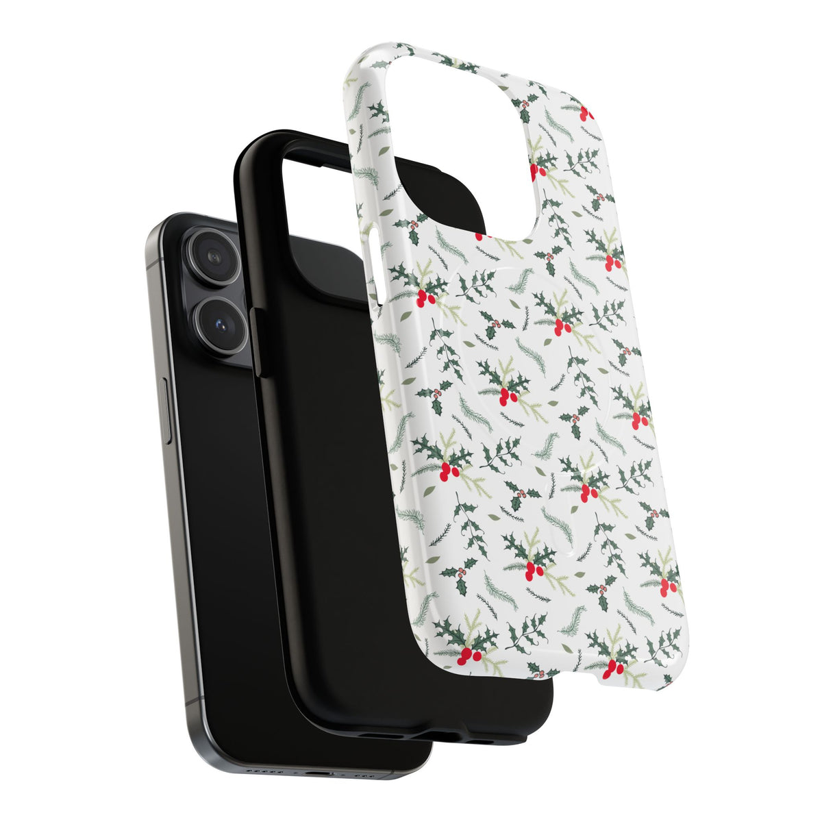 Holly Berry Christmas Phone Case Gift For Sister Magnetic iPhone Cover Winter Botanical Pattern Tough – product image 13