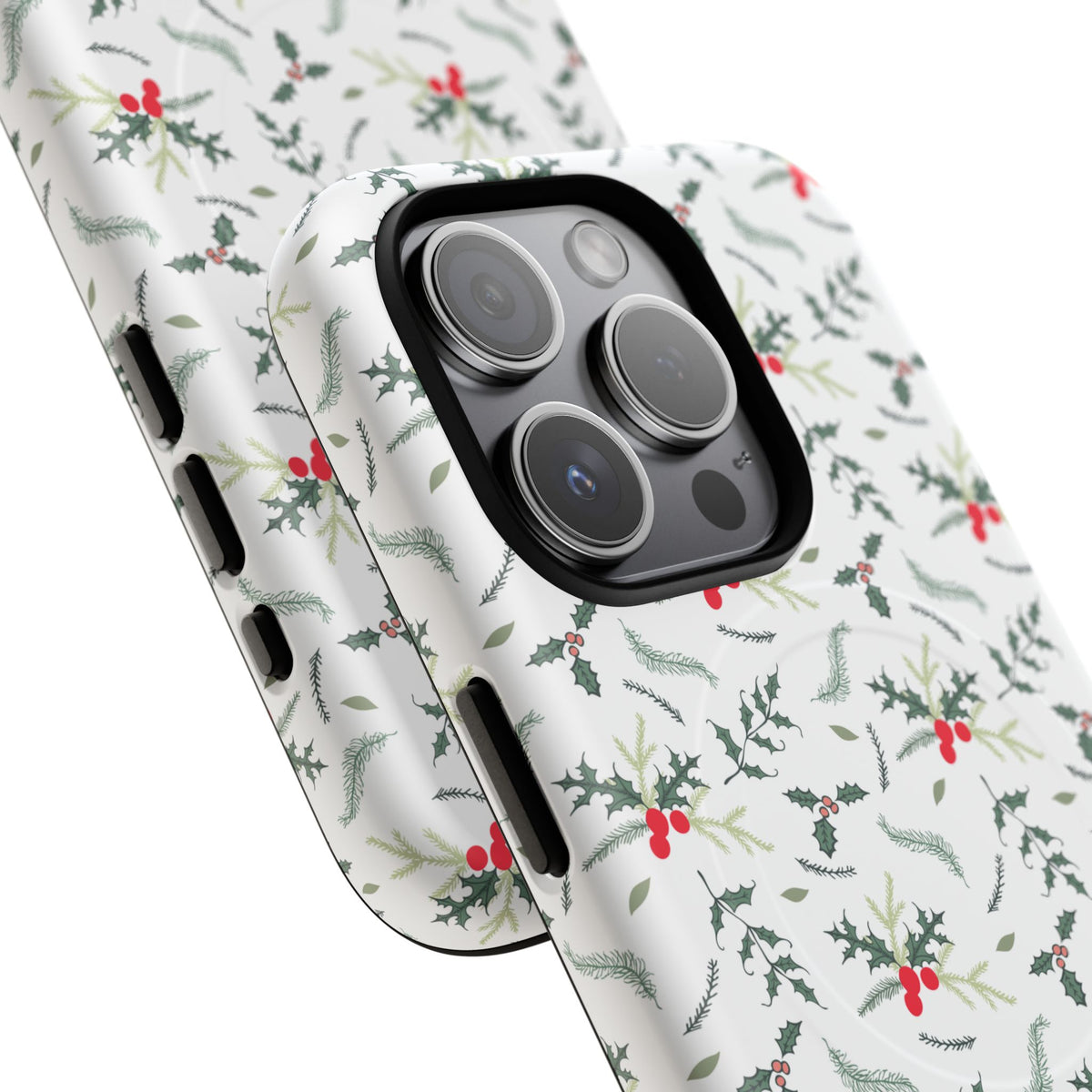 Holly Berry Christmas Phone Case Gift For Sister Magnetic iPhone Cover Winter Botanical Pattern Tough – product image 14