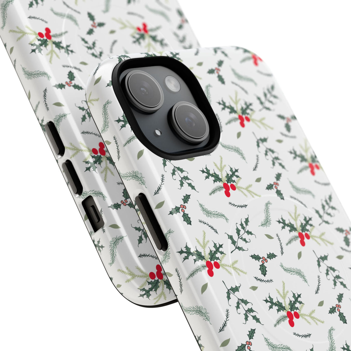 Holly Berry Christmas Phone Case Gift For Sister Magnetic iPhone Cover Winter Botanical Pattern Tough – product image 16