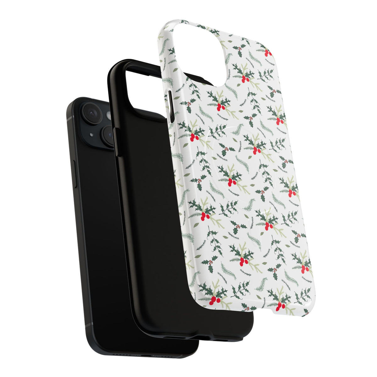 Holly Berry Christmas Phone Case Gift For Sister Magnetic iPhone Cover Winter Botanical Pattern Tough – product image 17