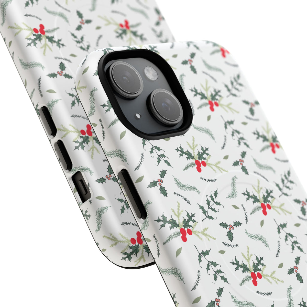 Holly Berry Christmas Phone Case Gift For Sister Magnetic iPhone Cover Winter Botanical Pattern Tough – product image 18