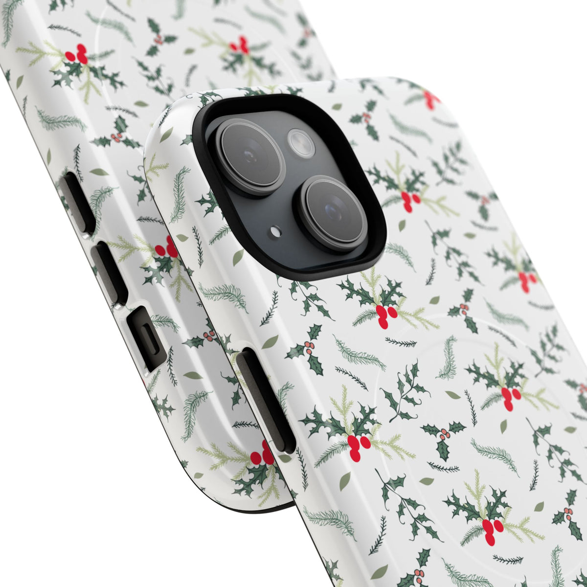 Holly Berry Christmas Phone Case Gift For Sister Magnetic iPhone Cover Winter Botanical Pattern Tough – product image 8