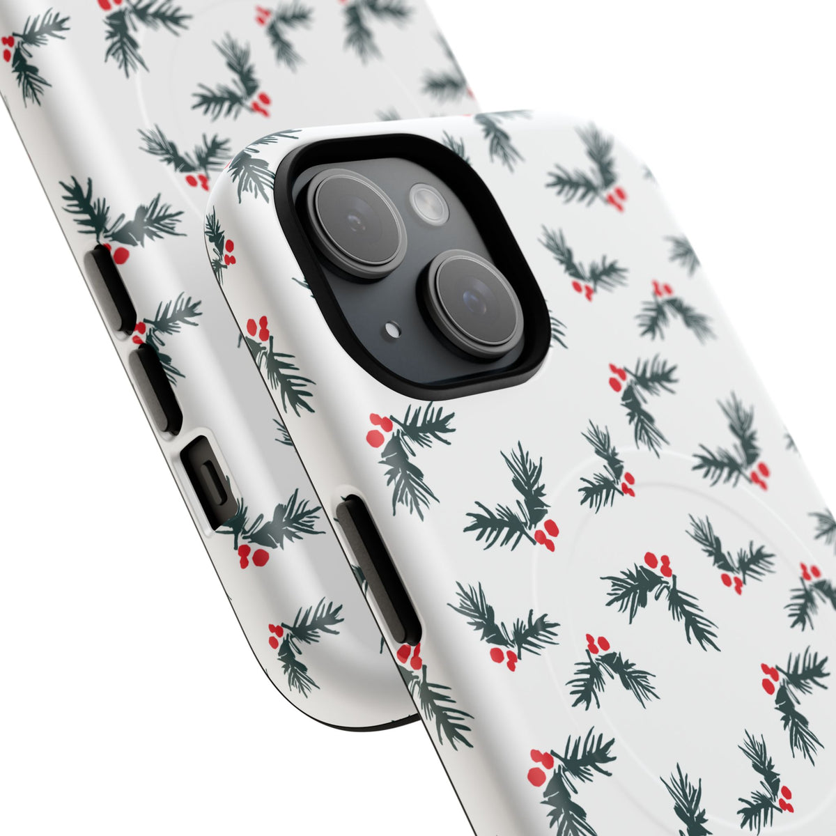 Holly Christmas Phone Case Gift For Sister Magnetic iPhone Cover Holiday Evergreen Pattern Tough – product image 10