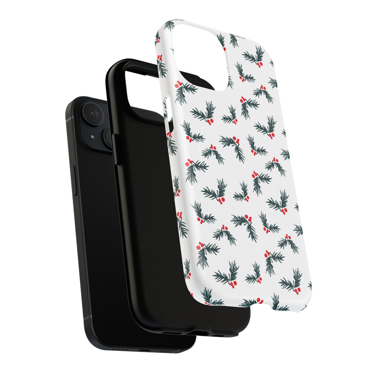 Holly Christmas Phone Case Gift For Sister Magnetic iPhone Cover Holiday Evergreen Pattern Tough – product image 11