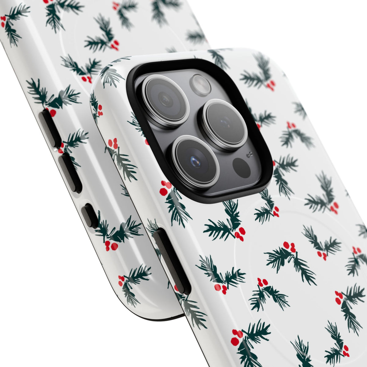Holly Christmas Phone Case Gift For Sister Magnetic iPhone Cover Holiday Evergreen Pattern Tough – product image 12