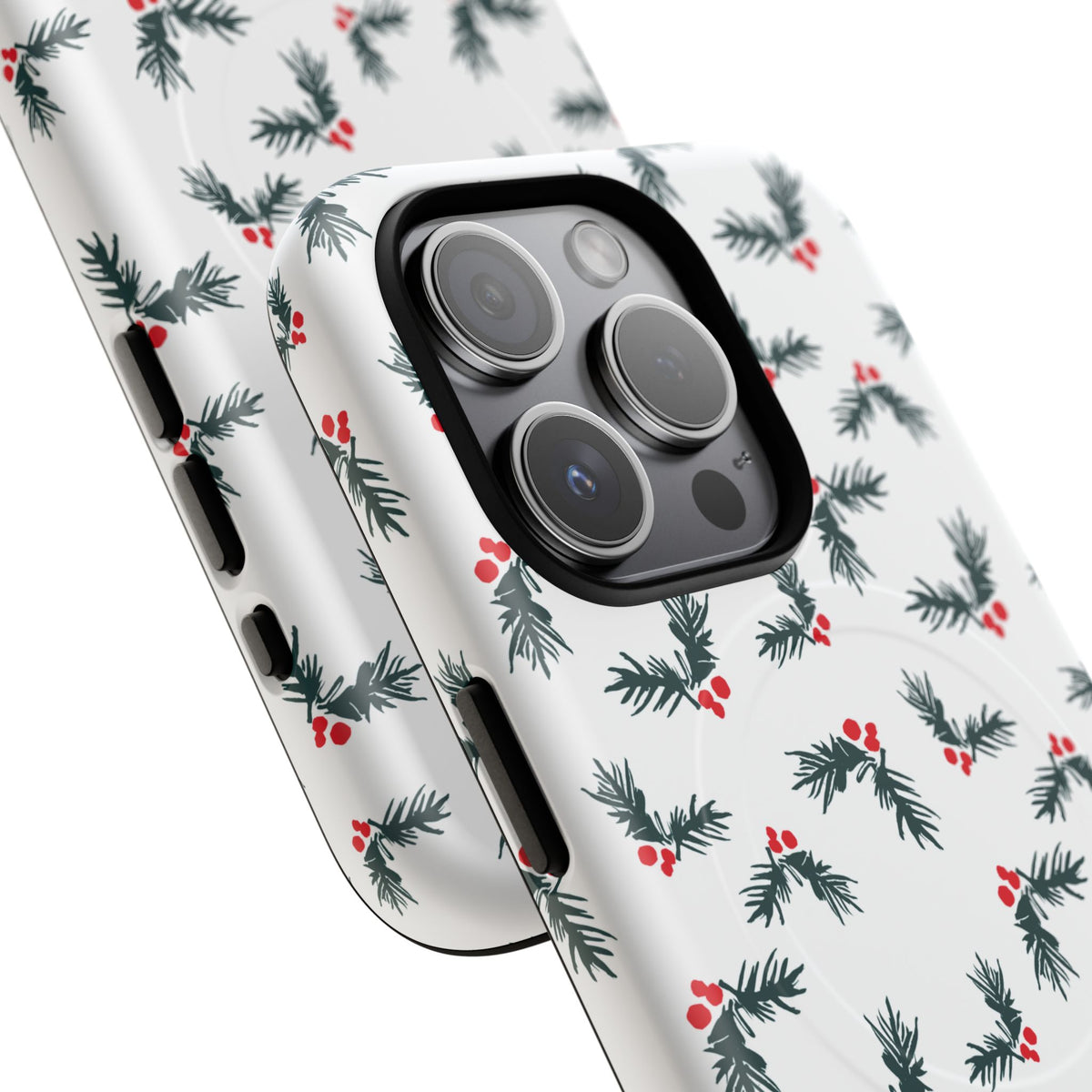 Holly Christmas Phone Case Gift For Sister Magnetic iPhone Cover Holiday Evergreen Pattern Tough – product image 14
