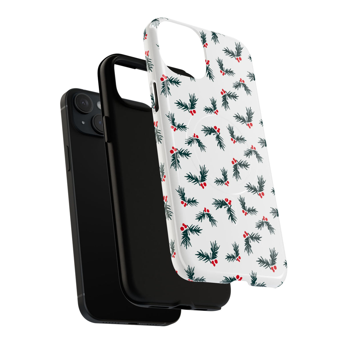 Holly Christmas Phone Case Gift For Sister Magnetic iPhone Cover Holiday Evergreen Pattern Tough – product image 17