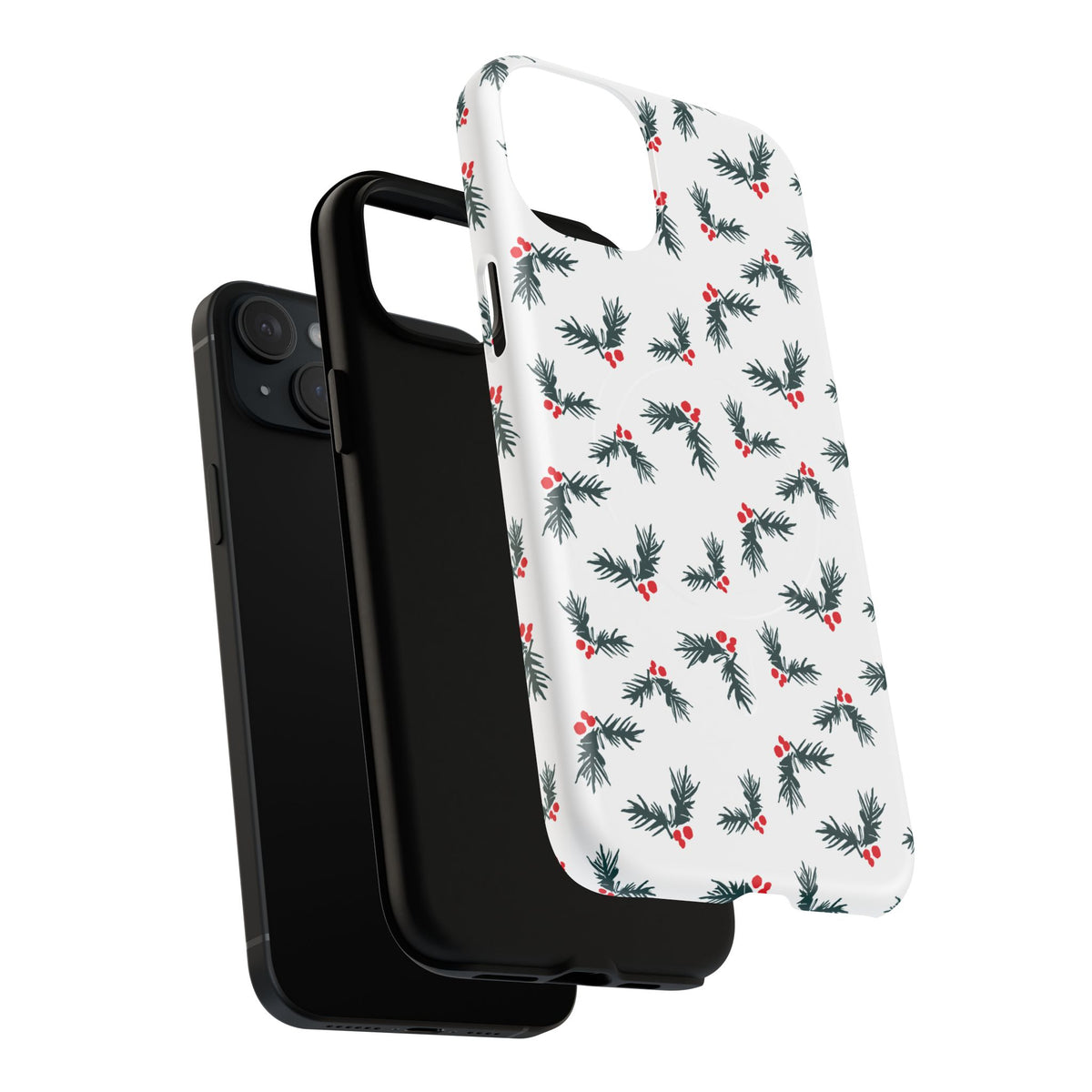Holly Christmas Phone Case Gift For Sister Magnetic iPhone Cover Holiday Evergreen Pattern Tough – product image 19