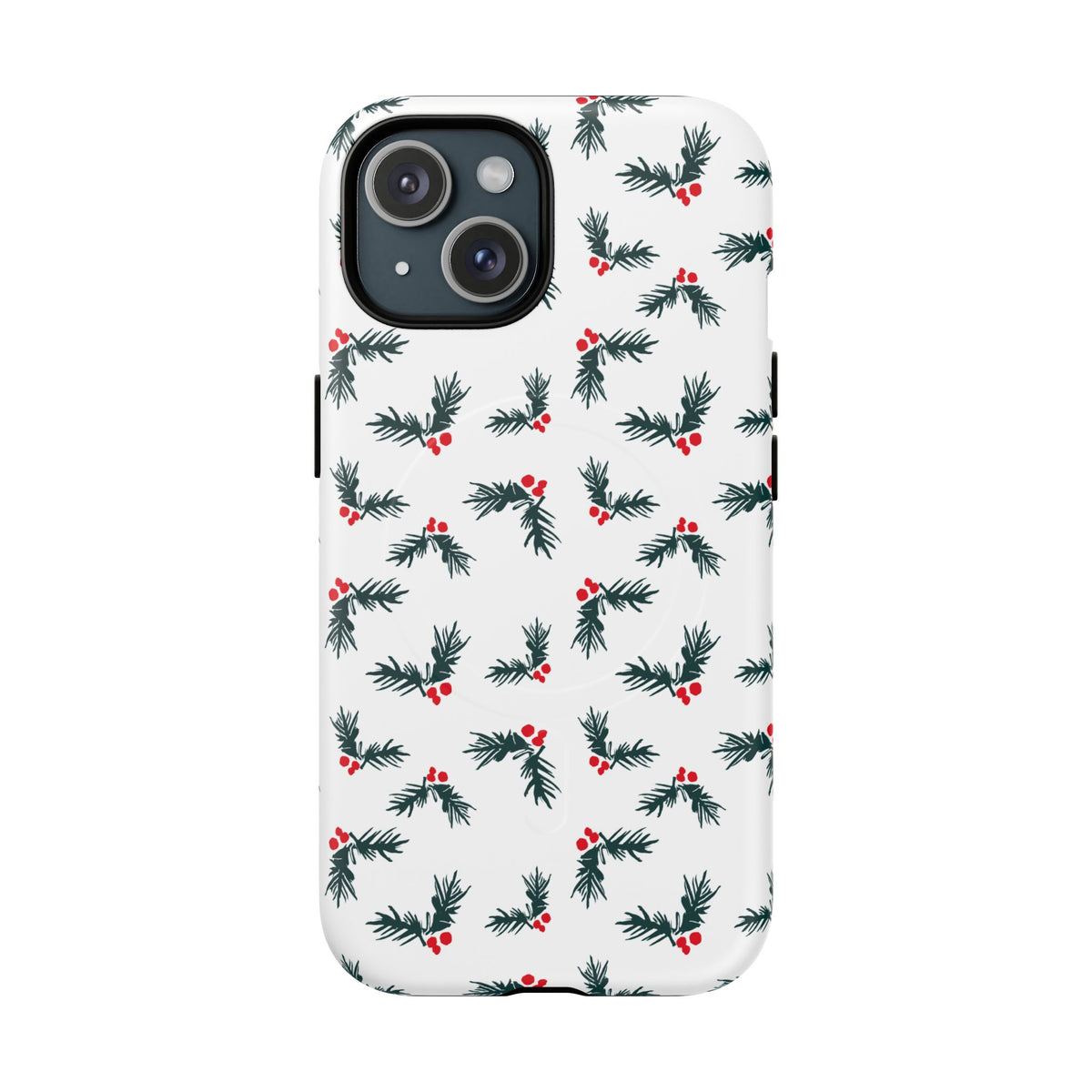 Holly Christmas Phone Case Gift For Sister Magnetic iPhone Cover Holiday Evergreen Pattern Tough – product image 2