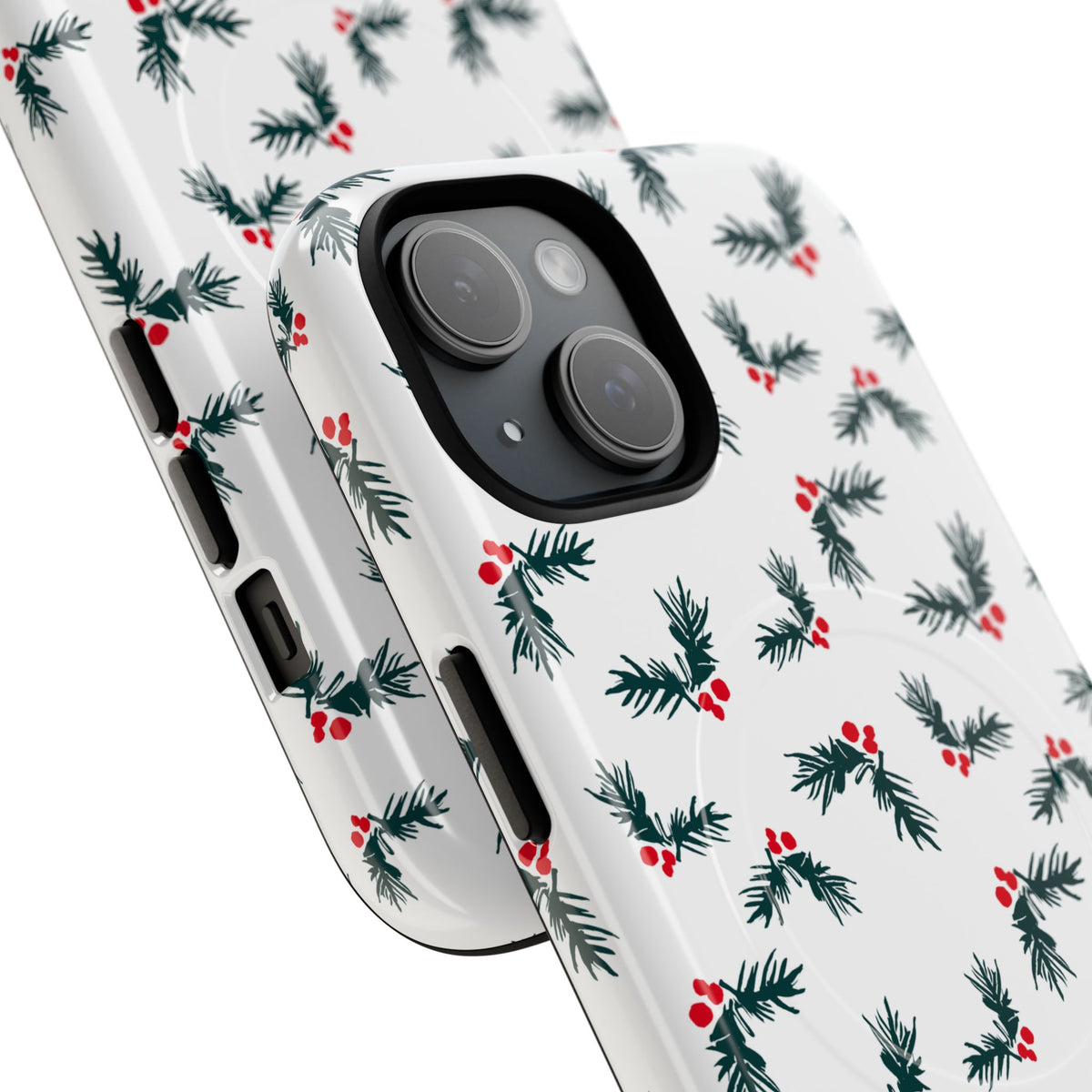 Holly Christmas Phone Case Gift For Sister Magnetic iPhone Cover Holiday Evergreen Pattern Tough – product image 8