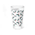 Holly Sprig Pint Glass Brother Gift Sister Present Holiday Barware Seasonal Mixer Cup Winter Table
