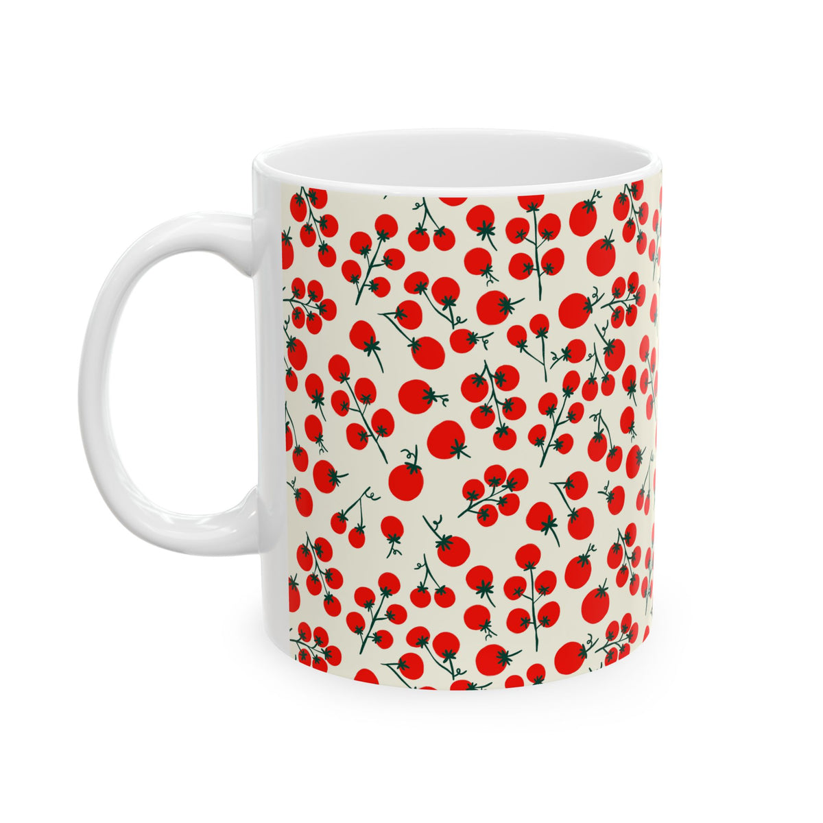 Italian Cherry Mug Italy Souvenir Coffee Cup Retro Fruit Tea Mug Mediterranean Ceramic Gift Cute