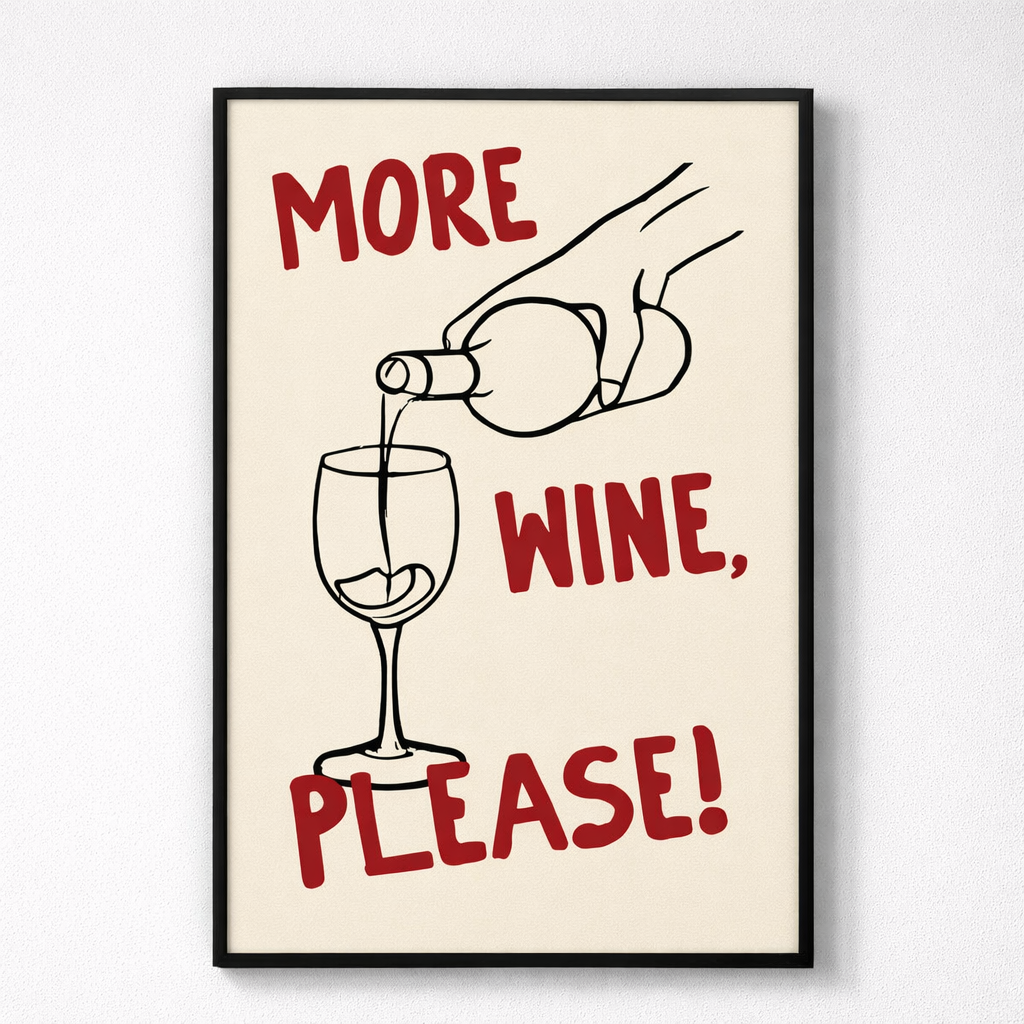 Hand Drawn Kitchen Moka Pot Coffee Pasta Lover Wine and product view