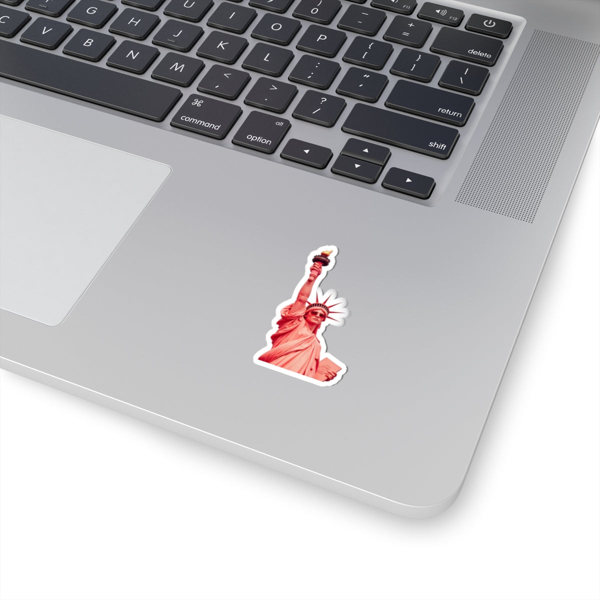 Coral Statue of Liberty Kiss-Cut Stickers | Patriotic Landmark Vinyl Sticker – product image 11