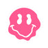 Dripping Pink Smiley Emoji Decal For Waterbottle Stickers, Smiling Face Kiss-Cut Stickers, Happy – product image 4