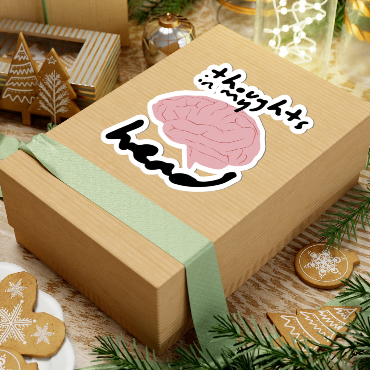 Brain Sticker For Mental Health Decal For Psychology Gift, Mood Tracker Sticker For Anxiety Awareness – product image 10