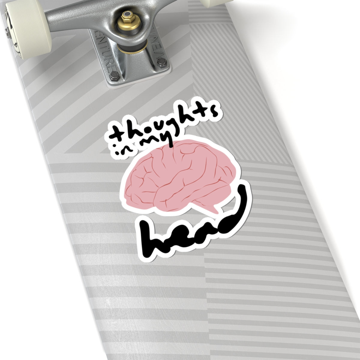 Brain Sticker For Mental Health Decal For Psychology Gift, Mood Tracker Sticker For Anxiety Awareness – product image 9