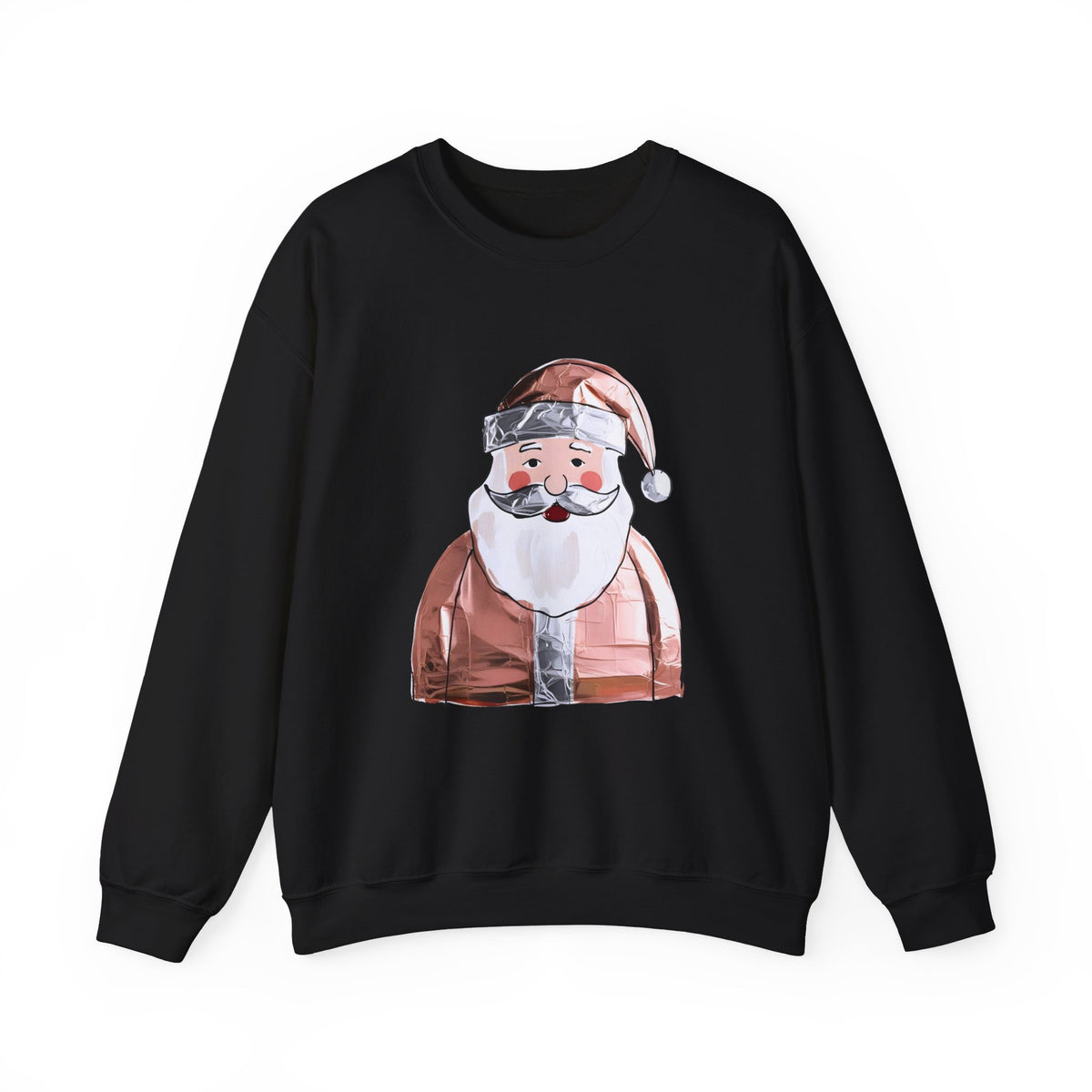 Blush Santa Sweatshirt For Cozy Holiday Style Cute Pink Christmas Pullover Whimsical Winter Crewneck – product image 3