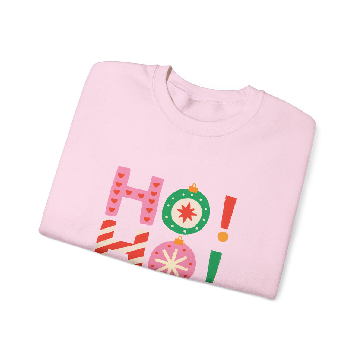 Colorful Ho Ho Ho Christmas Sweatshirt Cute Holiday Crewneck For Girlfriend Gift Fun Festive Pullover – product image 10