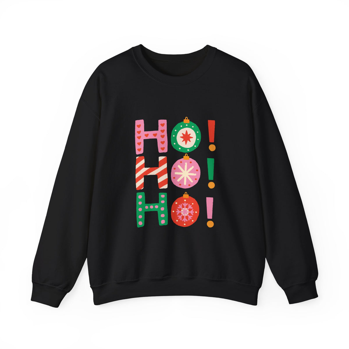 Colorful Ho Ho Ho Christmas Sweatshirt Cute Holiday Crewneck For Girlfriend Gift Fun Festive Pullover – product image 2