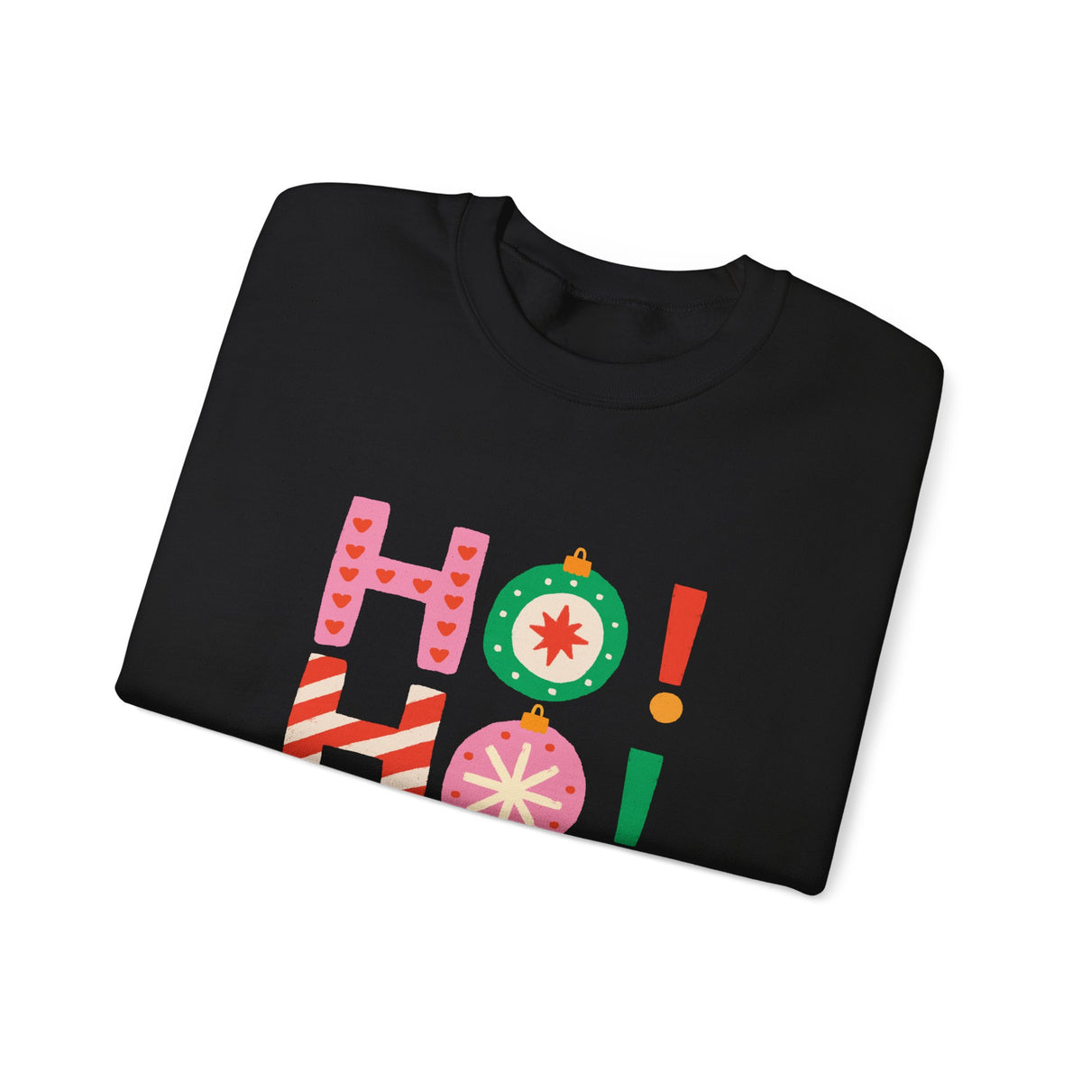 Colorful Ho Ho Ho Christmas Sweatshirt Cute Holiday Crewneck For Girlfriend Gift Fun Festive Pullover – product image 8