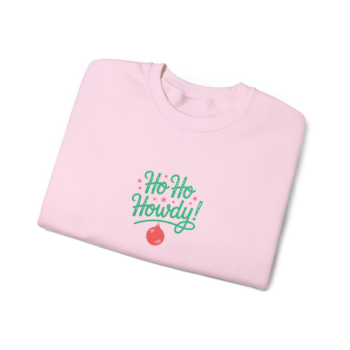 Embroidered Cowgirl Christmas Top Western Christmas Sweatshirt Cowboy Holiday Crewneck Rustic Winter – product image 3