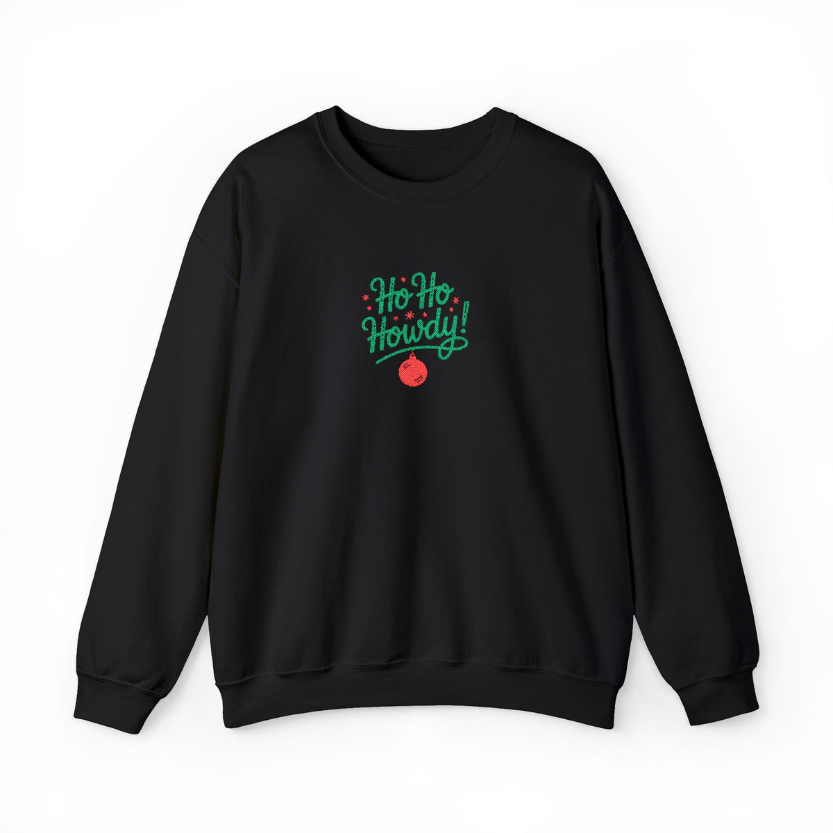 Embroidered Cowgirl Christmas Top Western Christmas Sweatshirt Cowboy Holiday Crewneck Rustic Winter – product image 5