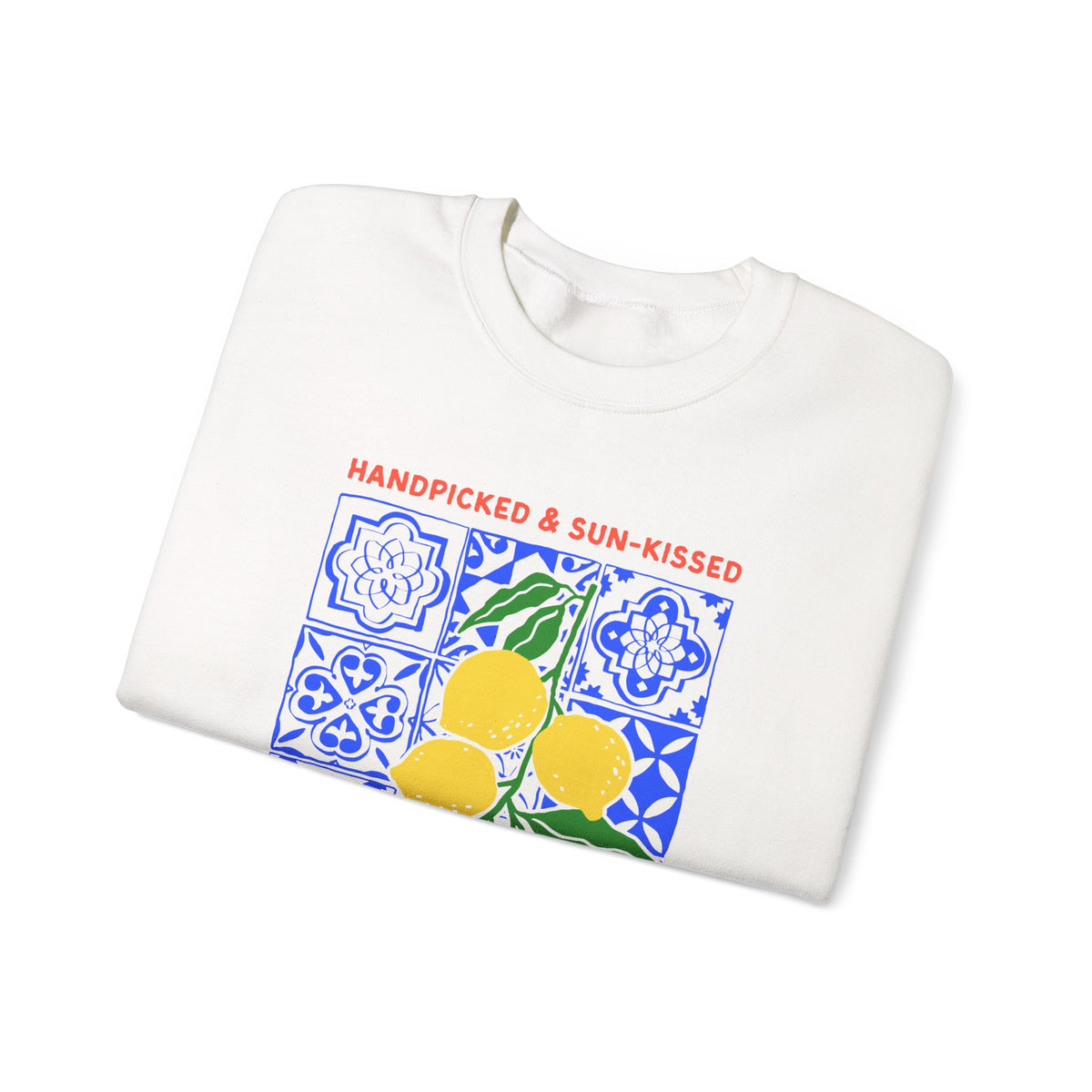 Amalfi Coast Sweatshirt Italy Inspired Top Lemon Graphic Tee Gift For Italy Lover Pullover – product image 2